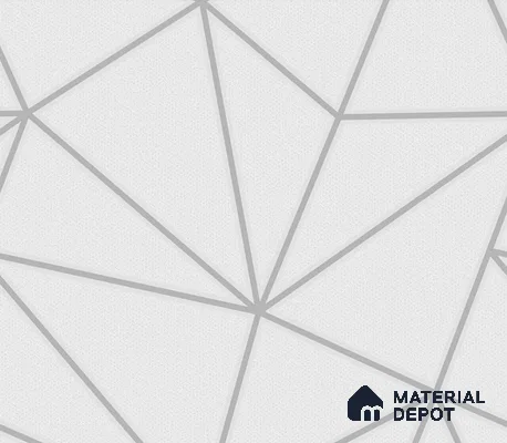 5D1302 | 9.5 Meter x 21 Inch PVC Geometric Look Wallpaper - 55 Sq. Ft. | Minimum 15% wastage during installation
