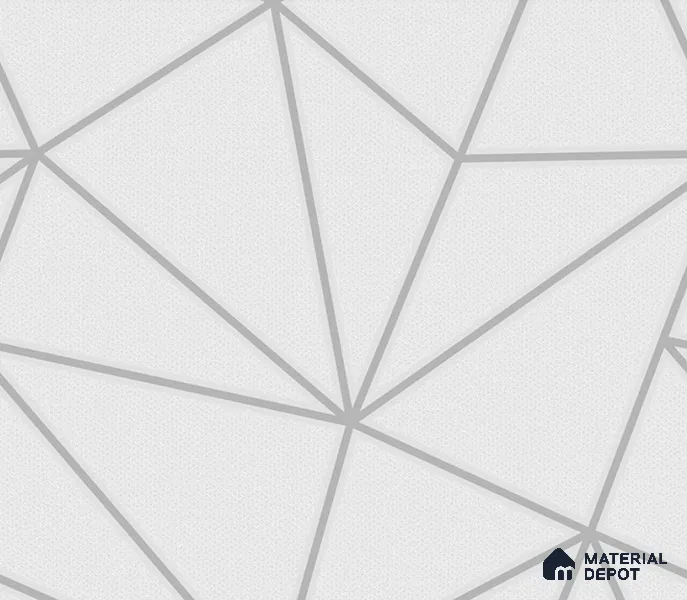 5D1302 | 9.5 Meter x 21 Inch PVC Geometric Look Wallpaper - 55 Sq. Ft. | Minimum 15% wastage during installation