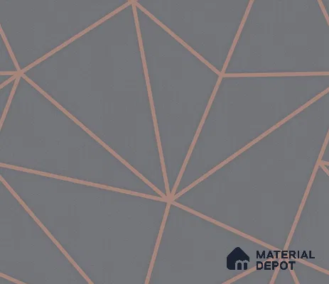 5D1304 | 9.5 Meter x 21 Inch PVC Geometric Look Wallpaper - 55 Sq. Ft. | Minimum 15% wastage during installation