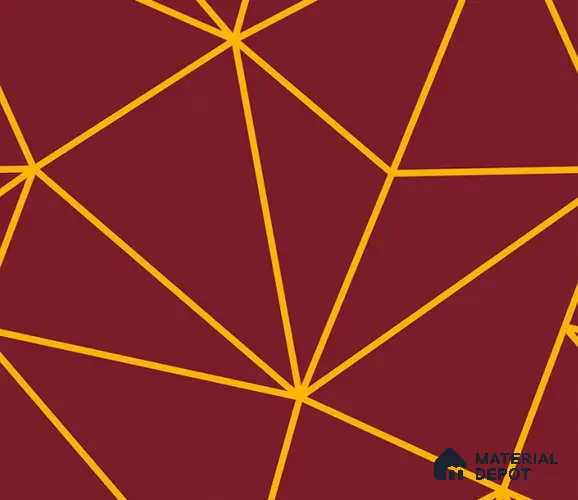 5D1305 | 9.5 Meter x 21 Inch PVC Geometric Look Wallpaper - 55 Sq. Ft. | Minimum 15% wastage during installation