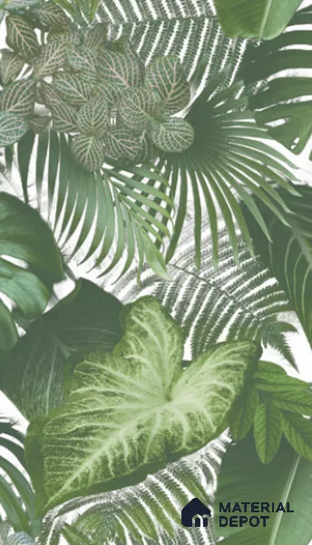 74016-1 | 5 Meter x 42 Inch PVC Florals Look Wallpaper - 57 Sq. Ft. | Minimum 15% wastage during installation
