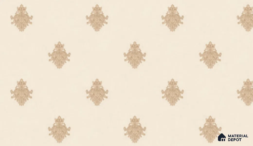 74024-3 | 5 Meter x 42 Inch PVC Damask Look Wallpaper - 57 Sq. Ft. | Minimum 15% wastage during installation