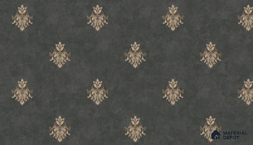 74024-5 | 5 Meter x 42 Inch PVC Damask Look Wallpaper - 57 Sq. Ft. | Minimum 15% wastage during installation