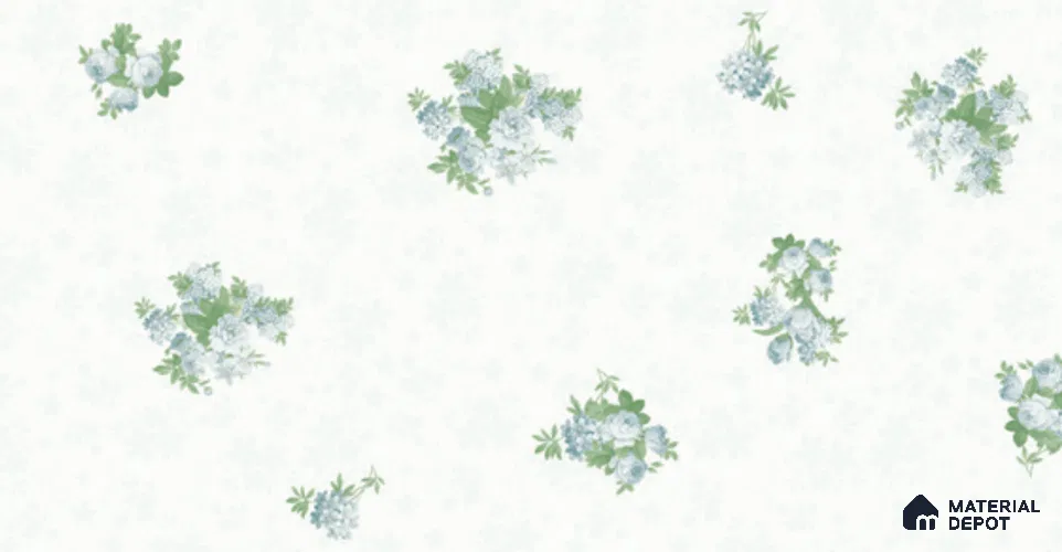 74026-1 | 5 Meter x 42 Inch PVC Florals Look Wallpaper - 57 Sq. Ft. | Minimum 15% wastage during installation