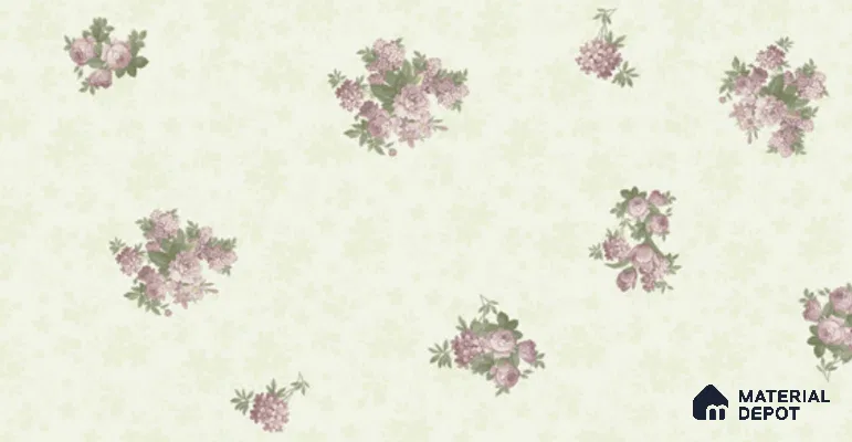 74026-3 | 5 Meter x 42 Inch PVC Florals Look Wallpaper - 57 Sq. Ft. | Minimum 15% wastage during installation