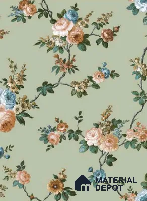 74054-3 | 5 Meter x 42 Inches Florals Look Wallpaper - 57 Sq. Ft.  | Minimum 15% wastage during installation
