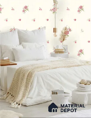 81133-3 | 5 Meter x 42 Inch PVC Florals Look Wallpaper - 57 Sq. Ft. | Minimum 15% wastage during installation
