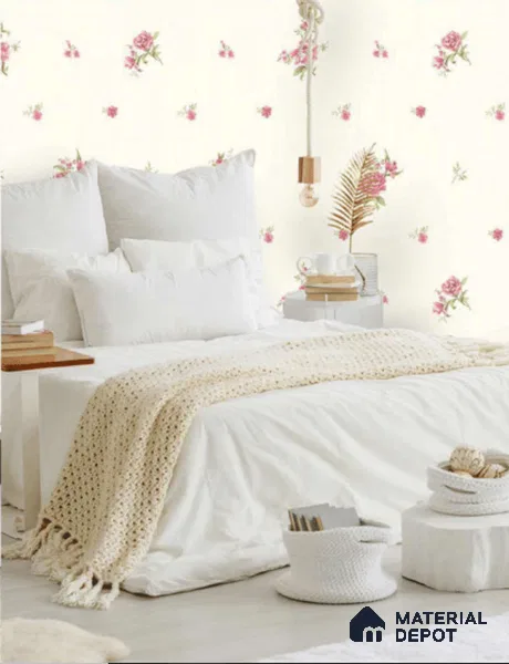 81133-3 | 5 Meter x 42 Inch PVC Florals Look Wallpaper - 57 Sq. Ft. | Minimum 15% wastage during installation