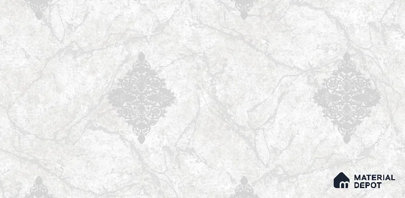 81228-1 | 5 Meter x 42 Inch PVC Damask Look Wallpaper - 57 Sq. Ft. | Minimum 15% wastage during installation
