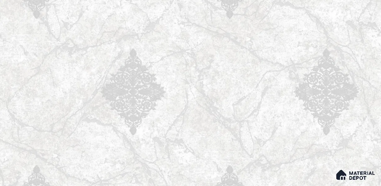 81228-1 | 5 Meter x 42 Inch PVC Damask Look Wallpaper - 57 Sq. Ft. | Minimum 15% wastage during installation