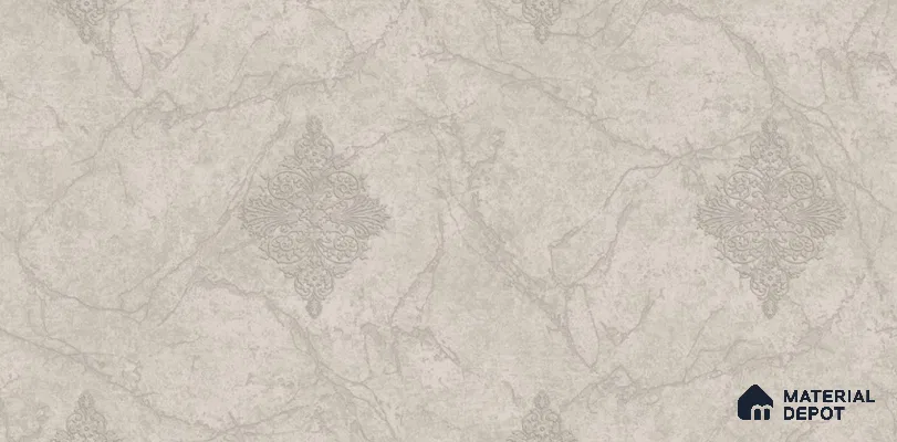 81228-3 | 5 Meter x 42 Inch PVC Damask Look Wallpaper - 57 Sq. Ft. | Minimum 15% wastage during installation