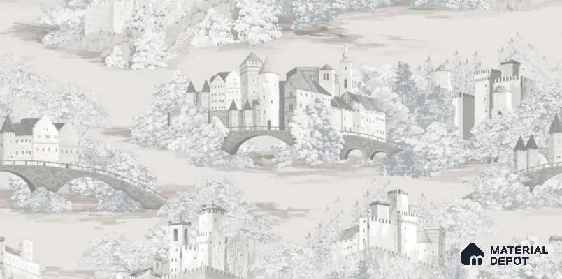 81230-2 | 5 Meter x 42 Inch PVC Patterned Look Wallpaper - 57 Sq. Ft. | Minimum 15% wastage during installation