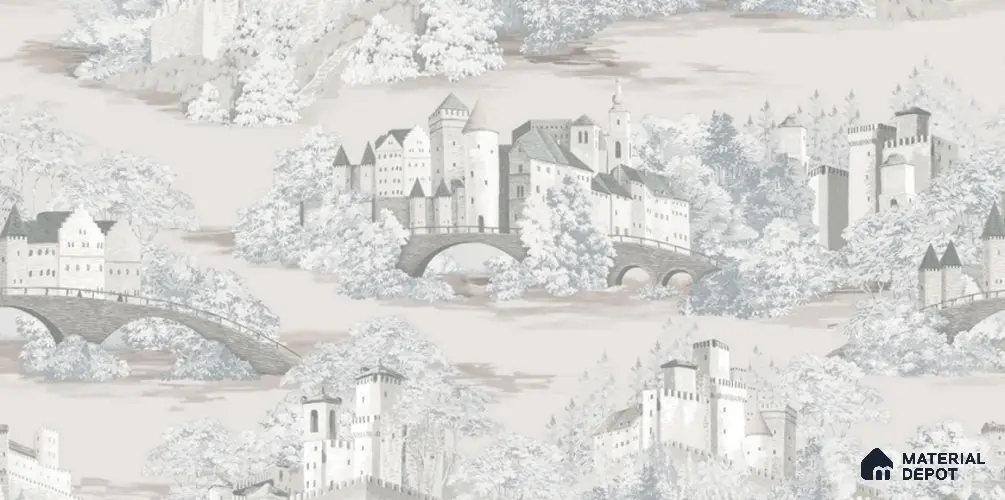 81230-2 | 5 Meter x 42 Inch PVC Patterned Look Wallpaper - 57 Sq. Ft. | Minimum 15% wastage during installation