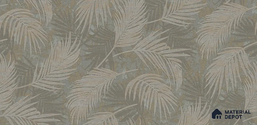 81233-5 | 5 Meter x 42 Inch PVC Florals Look Wallpaper - 57 Sq. Ft. | Minimum 15% wastage during installation