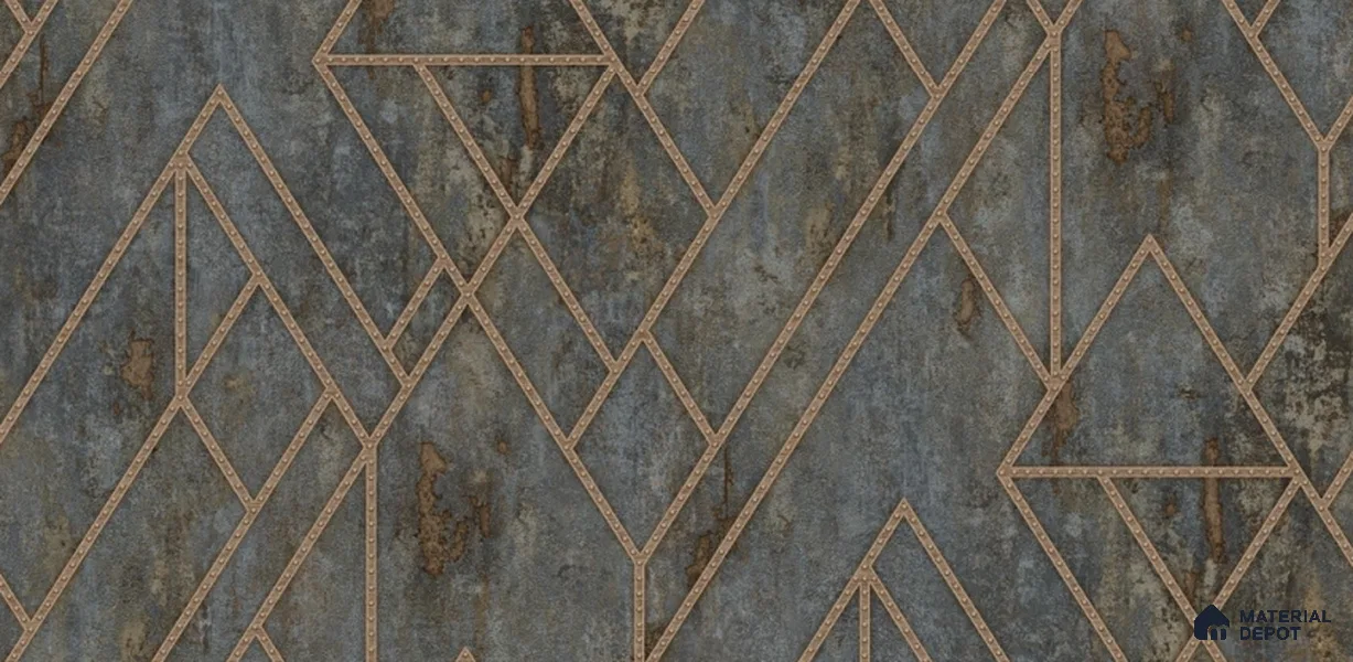 81235-5 | 5 Meter x 42 Inch PVC Patterned Look Wallpaper - 57 Sq. Ft. | Minimum 15% wastage during installation