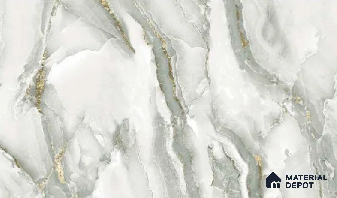 81281-2 | 5 Meter x 42 Inch PVC Marble Look Wallpaper - 57 Sq. Ft. | Minimum 10% wastage during installation