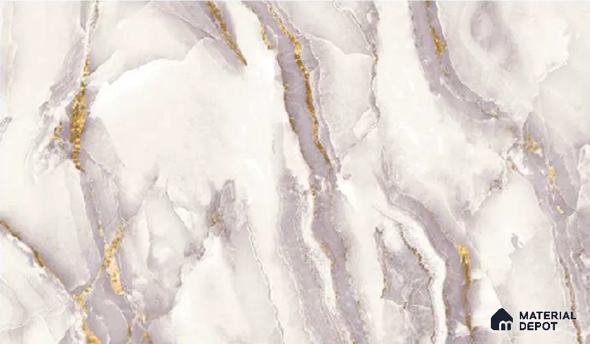 81281-3 | 5 Meter x 42 Inch PVC Marble Look Wallpaper - 57 Sq. Ft. | Minimum 10% wastage during installation