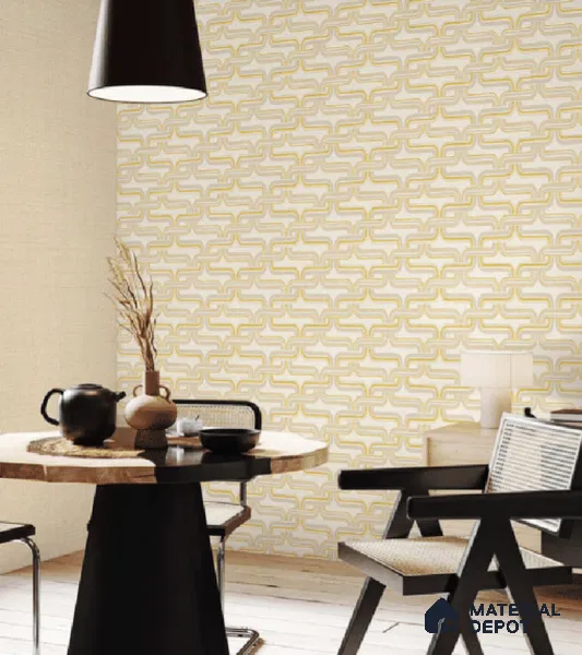 81284-1 | 5 Meter x 42 Inch PVC Patterned Look Wallpaper - 57 Sq. Ft. | Minimum 15% wastage during installation