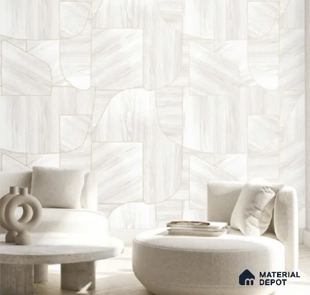 81289-1 | 5 Meter x 42 Inch PVC Patterned Look Wallpaper - 57 Sq. Ft. | Minimum 15% wastage during installation