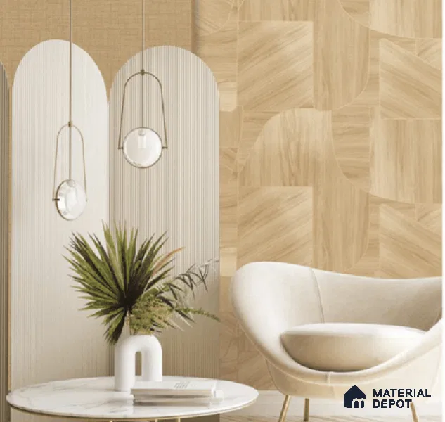 81289-3 | 5 Meter x 42 Inch PVC Patterned Look Wallpaper - 57 Sq. Ft. | Minimum 15% wastage during installation