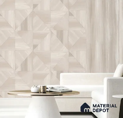 81293-2 | 5 Meter x 42 Inch PVC Geometric Look Wallpaper - 57 Sq. Ft. | Minimum 15% wastage during installation