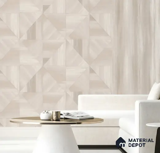 81293-2 | 5 Meter x 42 Inch PVC Geometric Look Wallpaper - 57 Sq. Ft. | Minimum 15% wastage during installation