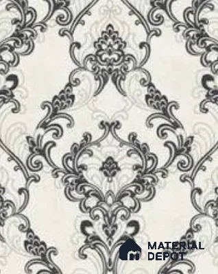 81385-2 | 5 Meter x 42 Inches Damask Look Wallpaper - 57 Sq. Ft.  | Minimum 15% wastage during installation