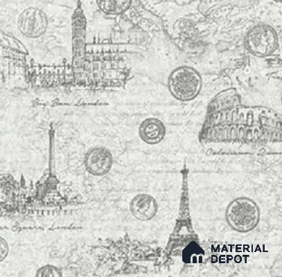 88084 | 10 Meter x 21 Inch PVC Texture Look Wallpaper - 57 Sq. Ft. | Minimum 15% wastage during installation