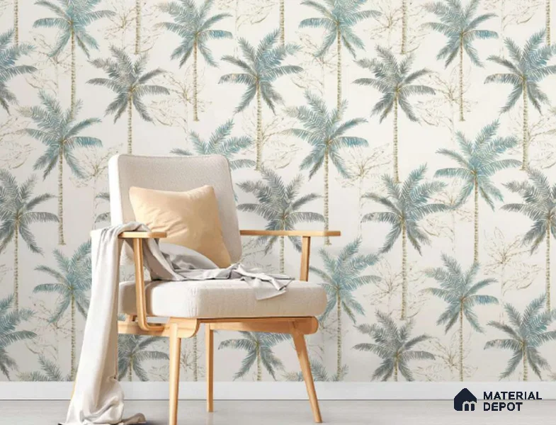 88105 | 10 Meter x 21 Inch PVC Texture Look Wallpaper - 57 Sq. Ft. | Minimum 15% wastage during installation