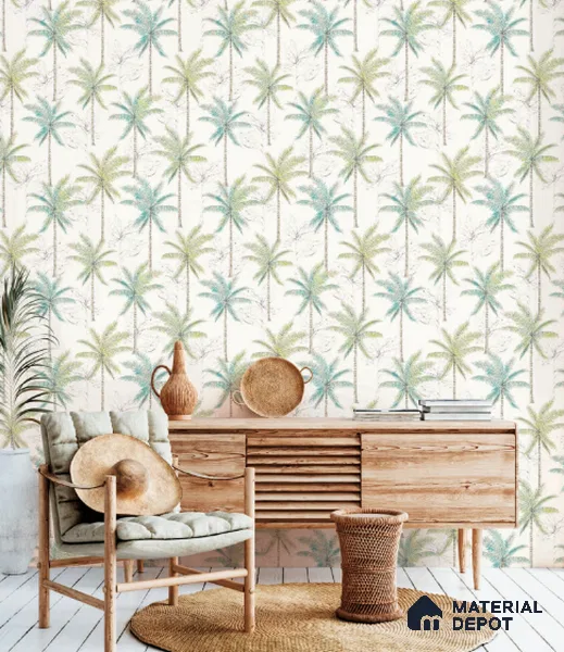 88106 | 10 Meter x 21 Inch PVC Texture Look Wallpaper - 57 Sq. Ft. | Minimum 15% wastage during installation