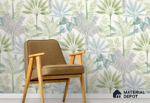 88107 | 10 Meter x 21 Inch PVC Nature Look Wallpaper - 57 Sq. Ft. | Minimum 15% wastage during installation
