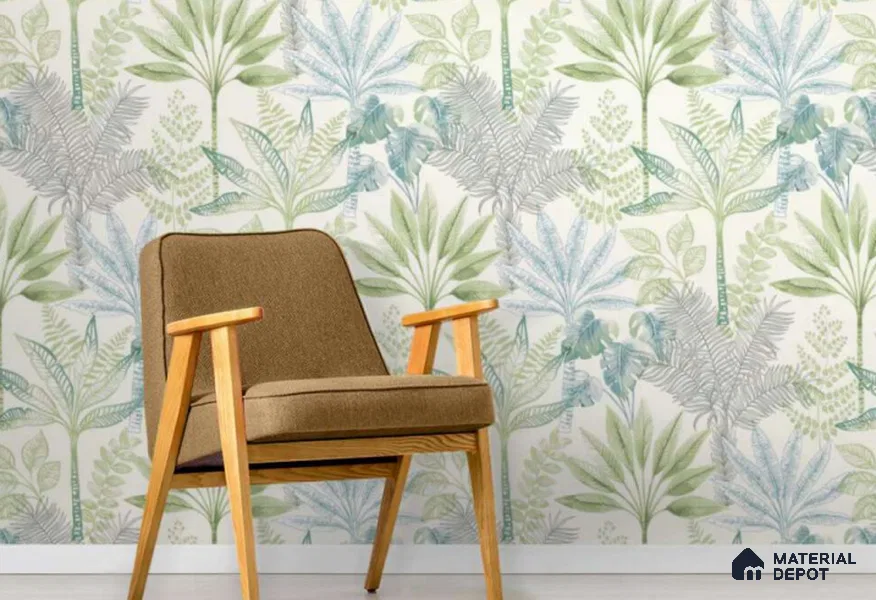 88107 | 10 Meter x 21 Inch PVC Nature Look Wallpaper - 57 Sq. Ft. | Minimum 15% wastage during installation