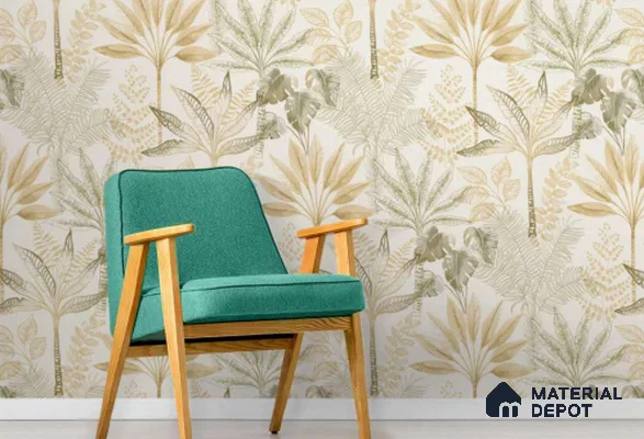 88108 | 10 Meter x 21 Inch PVC Nature Look Wallpaper - 57 Sq. Ft. | Minimum 15% wastage during installation