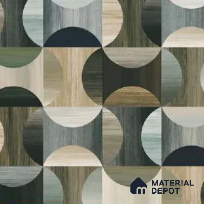 88123 | 10 Meter x 21 Inch PVC Patterned Look Wallpaper - 57 Sq. Ft. | Minimum 15% wastage during installation