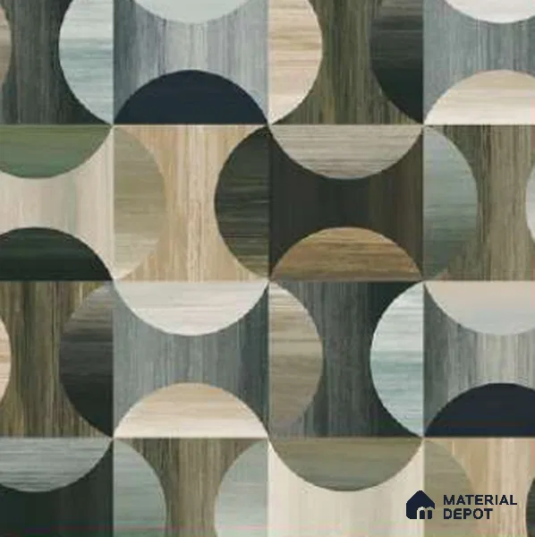 88123 | 10 Meter x 21 Inch PVC Patterned Look Wallpaper - 57 Sq. Ft. | Minimum 15% wastage during installation