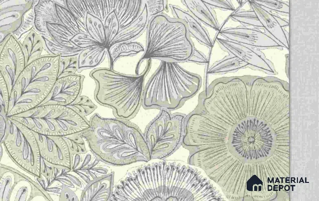8815 09 20 Batik | 10 Meter x 21 Inch Non Woven Florals Look Wallpaper - 57 Sq. Ft. | Minimum 15% wastage during installation