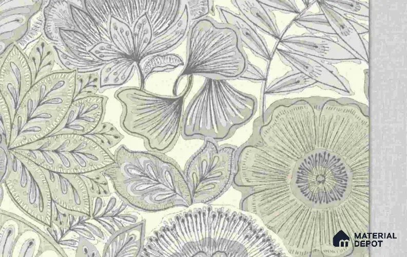 8815 09 20 Batik | 10 Meter x 21 Inch Non Woven Florals Look Wallpaper - 57 Sq. Ft. | Minimum 15% wastage during installation