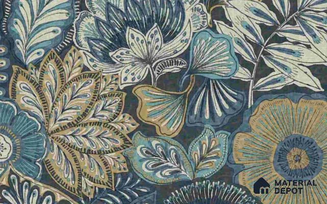 8815 68 22 Batik | 10 Meter x 21 Inch Non Woven Florals Look Wallpaper - 57 Sq. Ft. | Minimum 15% wastage during installation