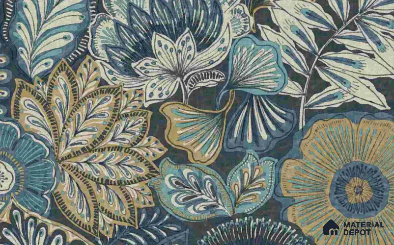 8815 68 22 Batik | 10 Meter x 21 Inch Non Woven Florals Look Wallpaper - 57 Sq. Ft. | Minimum 15% wastage during installation