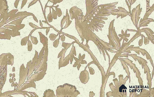 8816 93 48 Etourneau | 10 Meter x 21 Inch Non Woven Florals Look Wallpaper - 57 Sq. Ft. | Minimum 15% wastage during installation