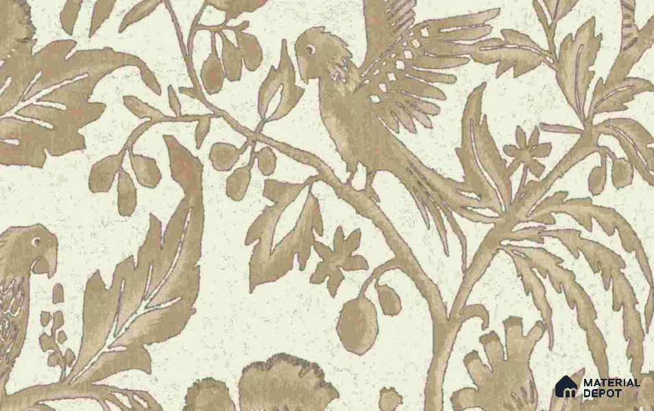 8816 93 48 Etourneau | 10 Meter x 21 Inch Non Woven Florals Look Wallpaper - 57 Sq. Ft. | Minimum 15% wastage during installation