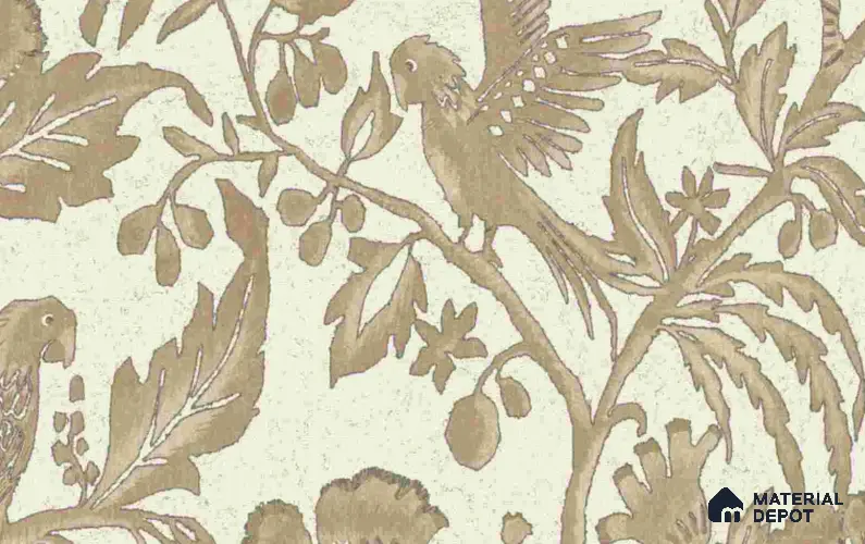 8816 93 48 Etourneau | 10 Meter x 21 Inch Non Woven Florals Look Wallpaper - 57 Sq. Ft. | Minimum 15% wastage during installation
