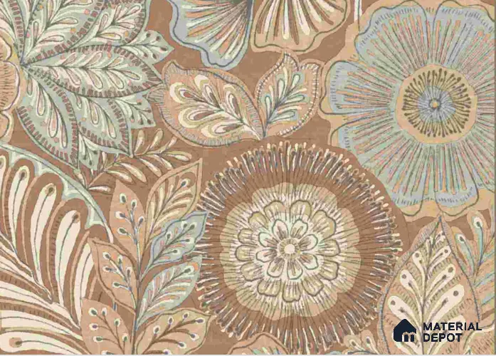 8815 34 82 Batik | 10 Meter x 21 Inch Non Woven Florals Look Wallpaper - 57 Sq. Ft. | Minimum 15% wastage during installation