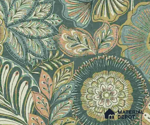 8815 77 14 Batik | 10 Meter x 21 Inch Non Woven Florals Look Wallpaper - 57 Sq. Ft. | Minimum 15% wastage during installation