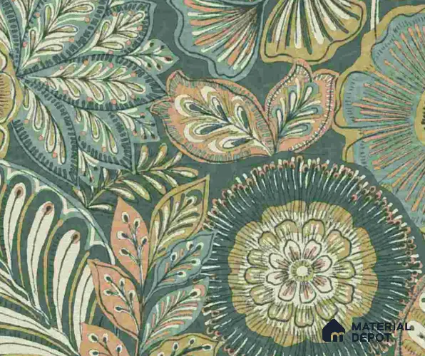 8815 77 14 Batik | 10 Meter x 21 Inch Non Woven Florals Look Wallpaper - 57 Sq. Ft. | Minimum 15% wastage during installation