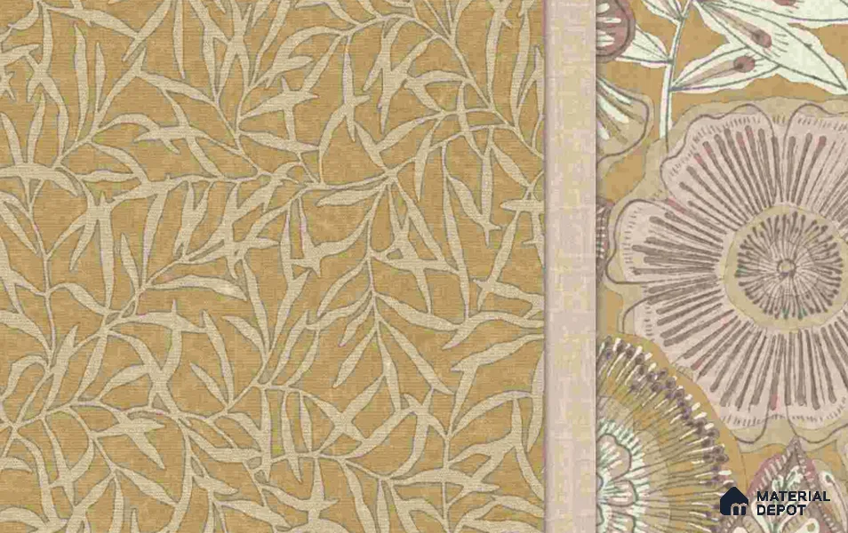 8817 25 39 Bambu | 10 Meter x 21 Inch Non Woven Florals Look Wallpaper - 57 Sq. Ft. | Minimum 15% wastage during installation