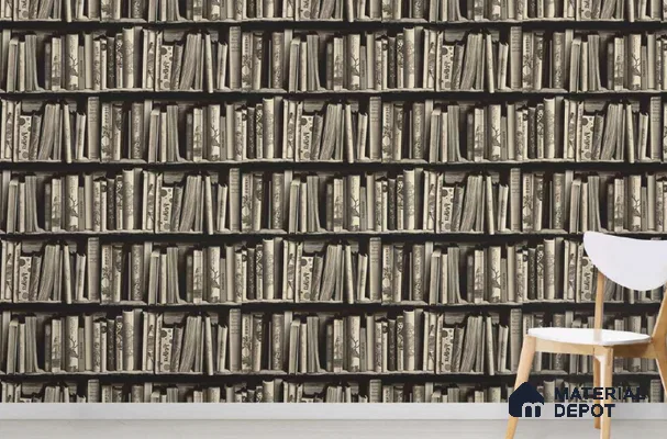 88024 | 10 Meter x 21 Inch PVC Patterned Look Wallpaper - 57 Sq. Ft. | Minimum 15% wastage during installation