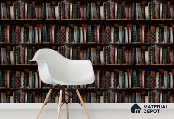 88153 | 10 Meter x 21 Inch PVC Patterned Look Wallpaper - 57 Sq. Ft. | Minimum 15% wastage during installation