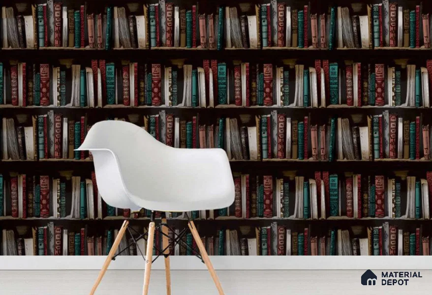 88153 | 10 Meter x 21 Inch PVC Patterned Look Wallpaper - 57 Sq. Ft. | Minimum 15% wastage during installation