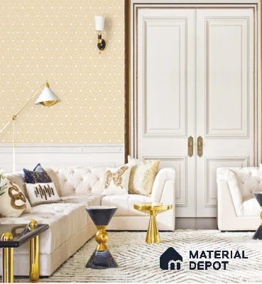 88375-2 | 5 Meter x 42 Inch PVC Patterned Look Wallpaper - 57 Sq. Ft. | Minimum 15% wastage during installation